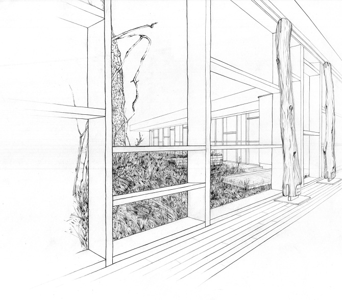 Architecture Drawing Exercises material awareness - carly gertler Architecture Drawing Exercises material awareness - carly gertler
